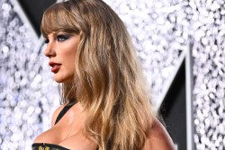 ELMONT, NEW YORK - SEPTEMBER 11: Taylor Swift attends the 2024 MTV Video Music Awards at UBS Arena on September 11, 2024 in Elmont, New York. (Photo by Roy Rochlin/Getty Images for MTV)