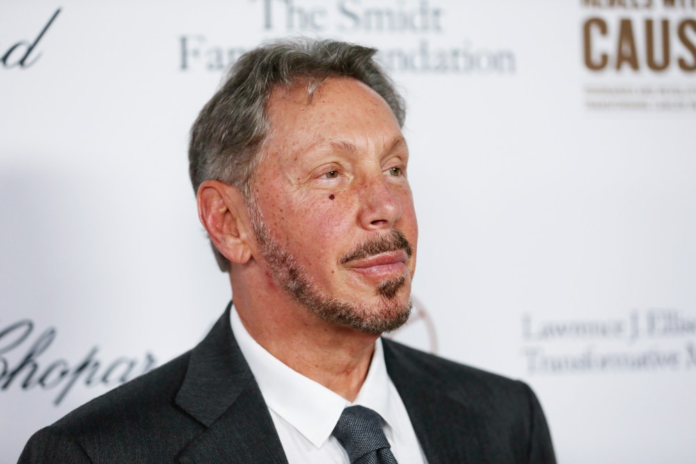 LOS ANGELES, CALIFORNIA - OCTOBER 24:  Larry Ellison attends the Rebels With A Cause Gala 2019 at Lawrence J Ellison Institute for Transformative Medicine of USC on October 24, 2019 in Los Angeles, California. (Photo by Phillip Faraone/Getty Images)