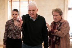 ONLY MURDERS IN THE BUILDING - “My Best Friend’s Wedding” - The final answers to our season are revealed - but not before the trio faces mortal danger and an Arconia wedding. (Disney/Patrick Harbron) SELENA GOMEZ, STEVE MARTIN, MARTIN SHORT