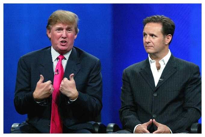 Donald Trump and Mark Burnett