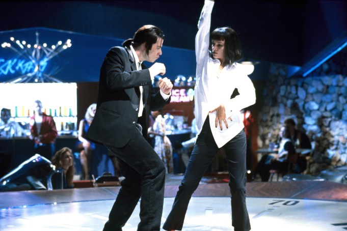 PULP FICTION, John Travolta, Uma Thurman, 1994. ©Miramax Films/Courtesy Everett Collection