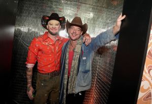 LOS ANGELES, CALIFORNIA - NOVEMBER 14: (L-R) Orville Peck and Diplo attend 2024 GQ Men Of The Year on November 14, 2024 in Los Angeles, California. (Photo by Presley Ann/Getty Images for GQ)