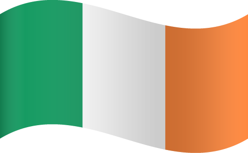 Vector Country Flag of Ireland - Waving | Vector World Flags