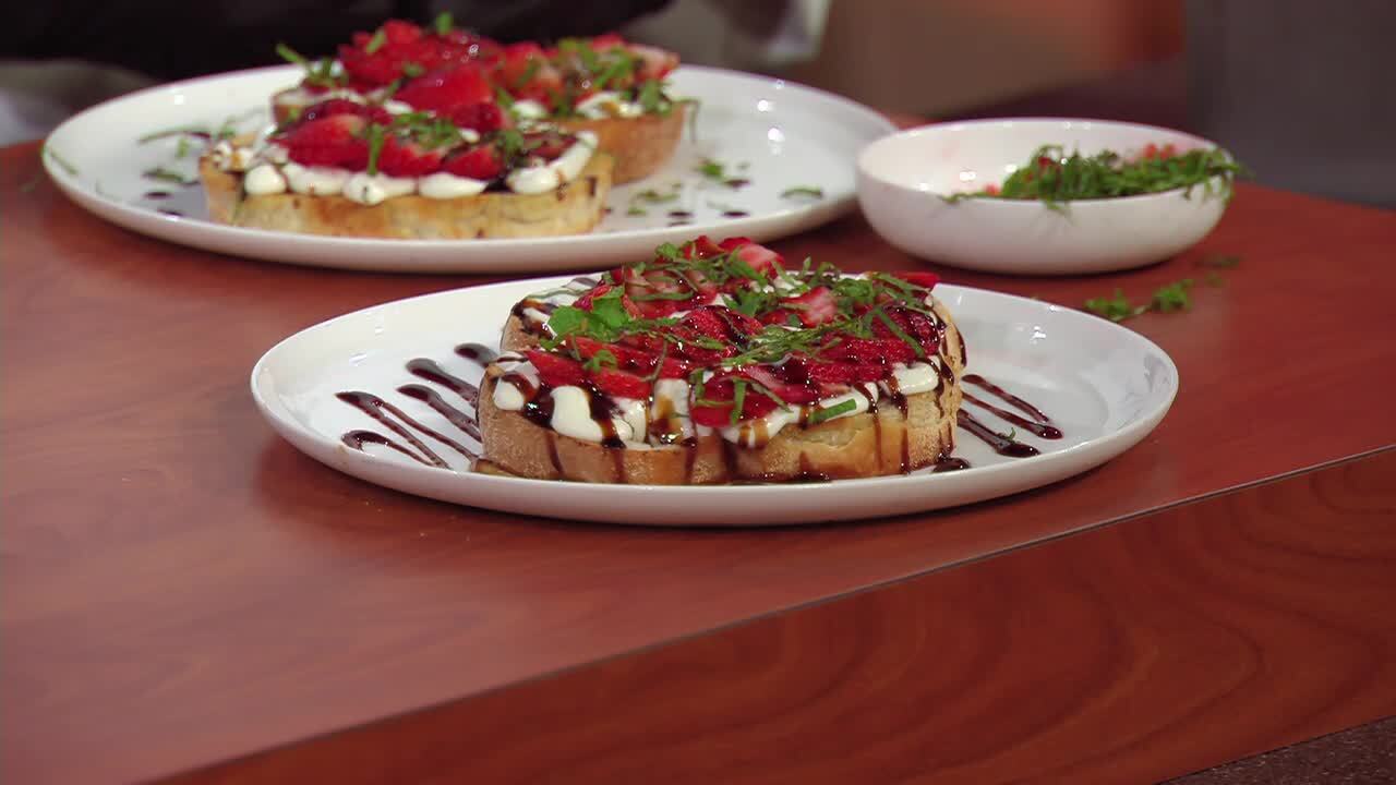 Strawberry Ricotta Toast