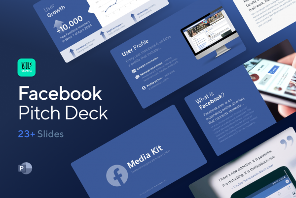 Facebook Pitch Deck: a proven presentation template adapted from the original 2004 Facebook Ads pitch deck