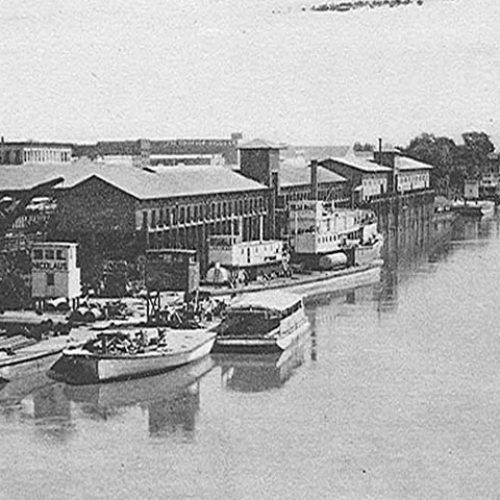 Historical Photo of the river