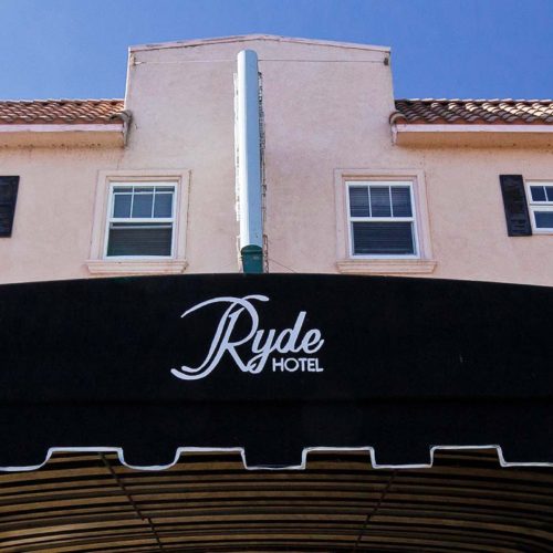 Ryde Hotel outdoor sign