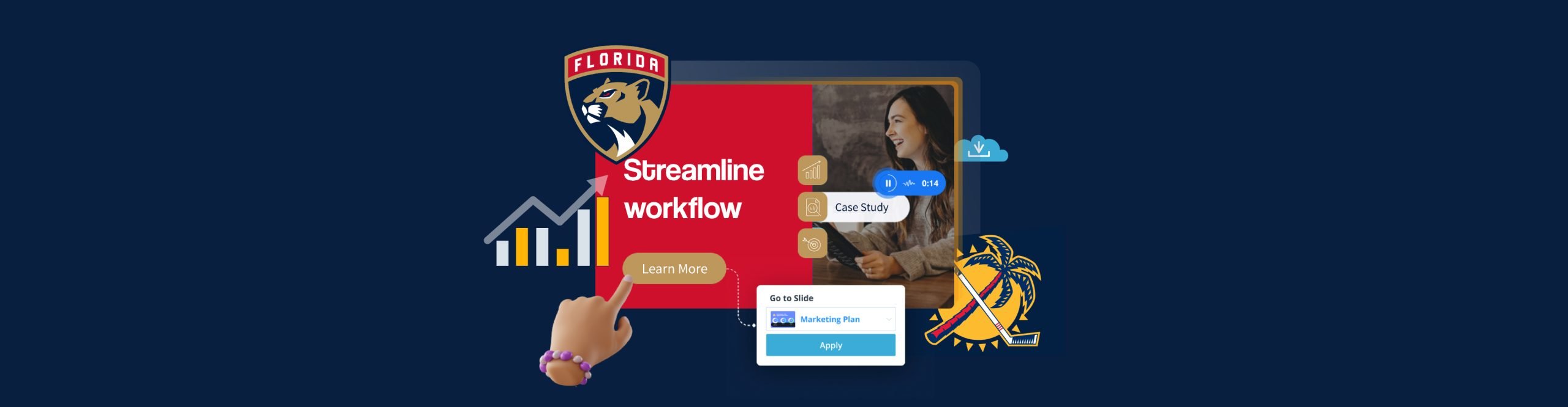 How the Florida Panthers Maximize Their Workflow & Win New Clients Using Visme