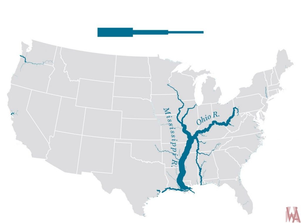 The Mississippi River Mapped - Vivid Maps