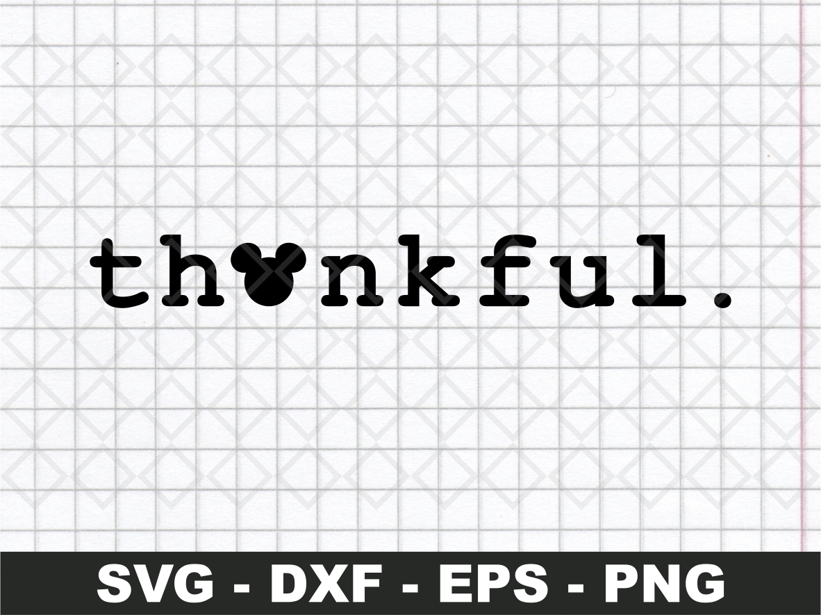 Thankful Mickey Mouse Head Svg Vectorency 1230 | The Best Porn Website