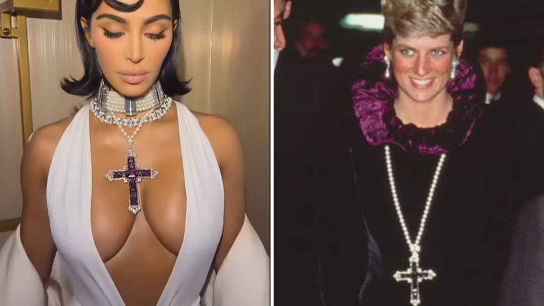 Kim Kardashian wears nod to Princess Diana