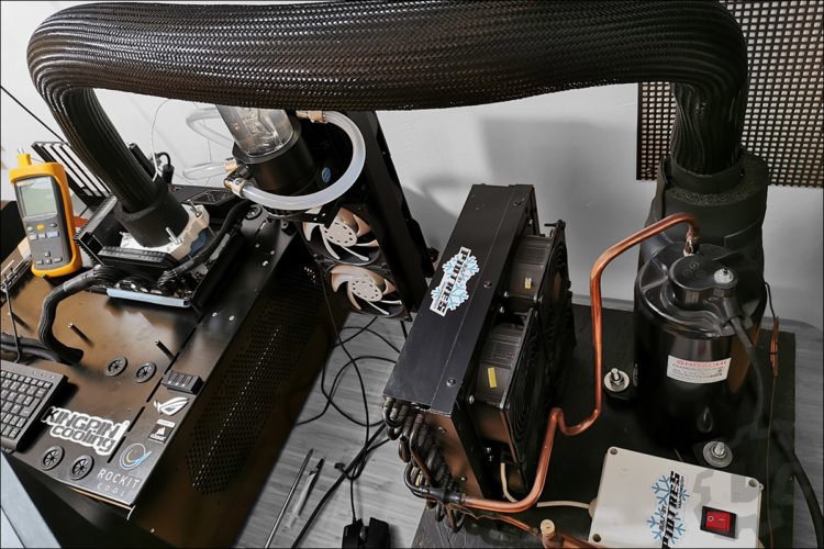 Test sous froid avec le Ryzen 3900X