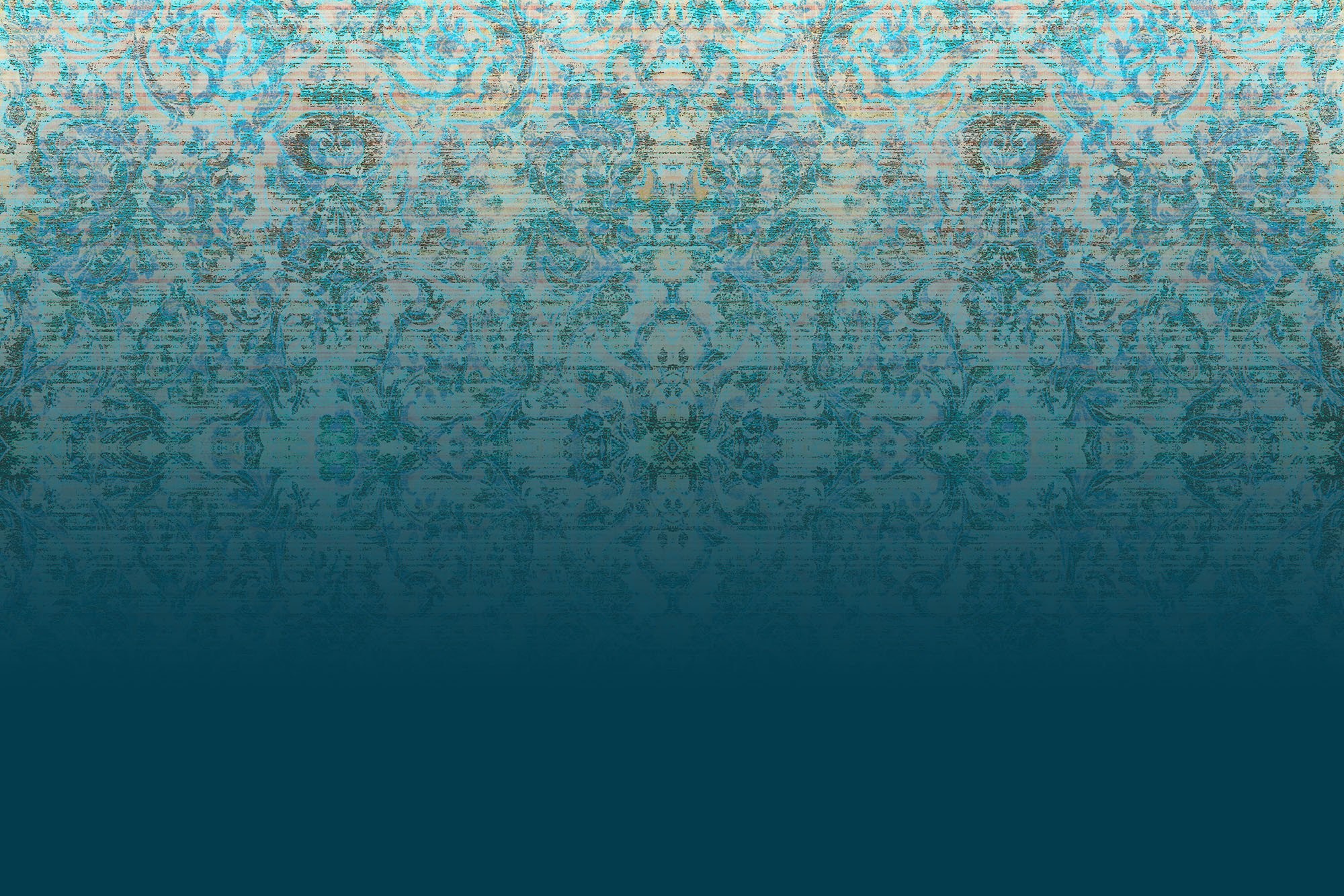 Chapelle Blue Blush Wallpaper