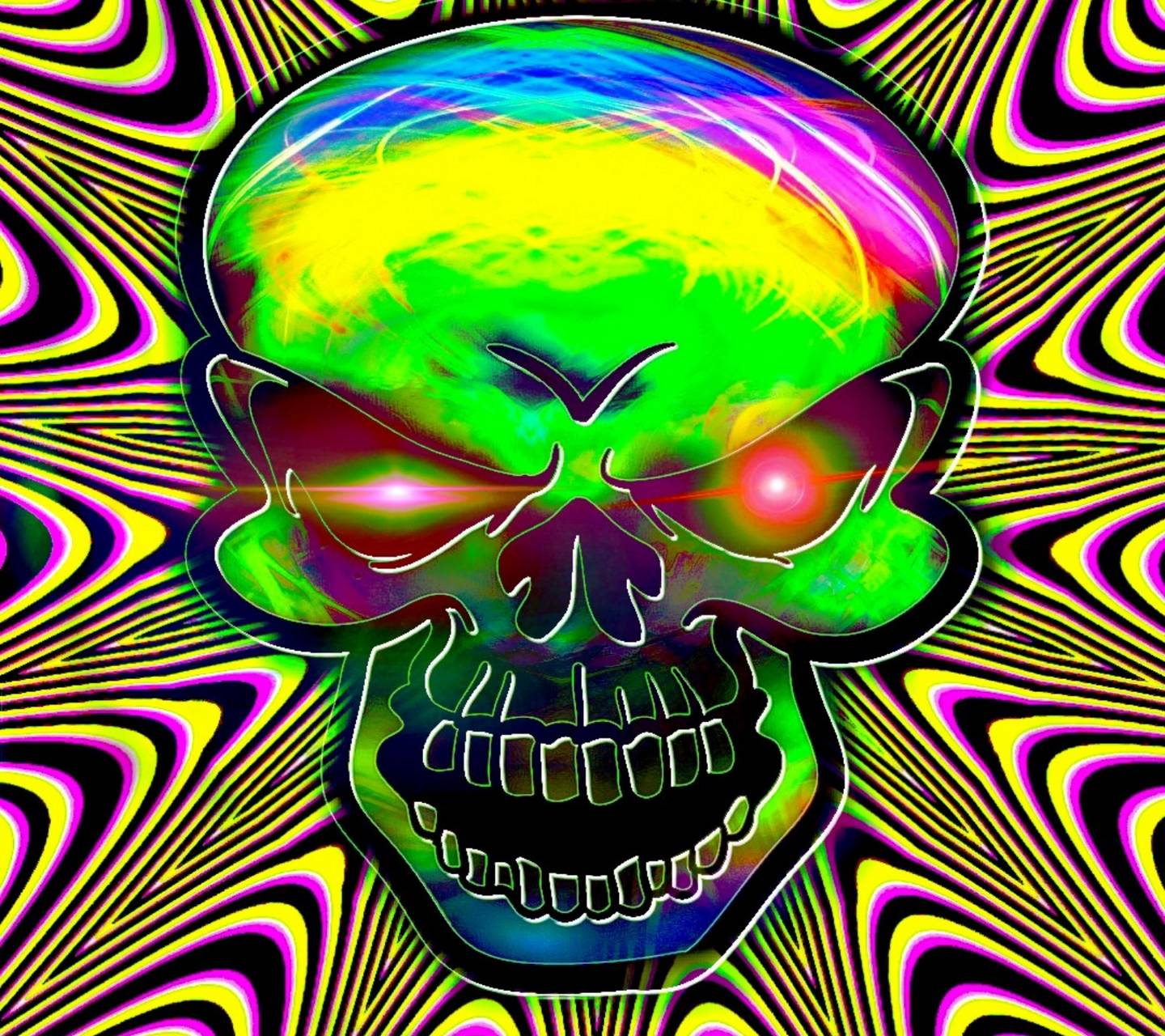 Trippy Skull Wallpapers Top Free Trippy Skull Backgrounds