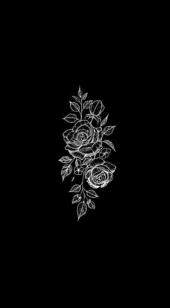 Black and White Rose Drawing Wallpapers - Top Free Black and White Rose Drawing  Backgrounds - WallpaperAccess