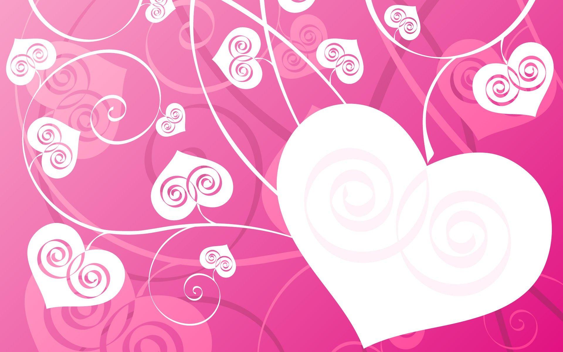 Pink Love Heart Backgrounds - Wallpaper Cave