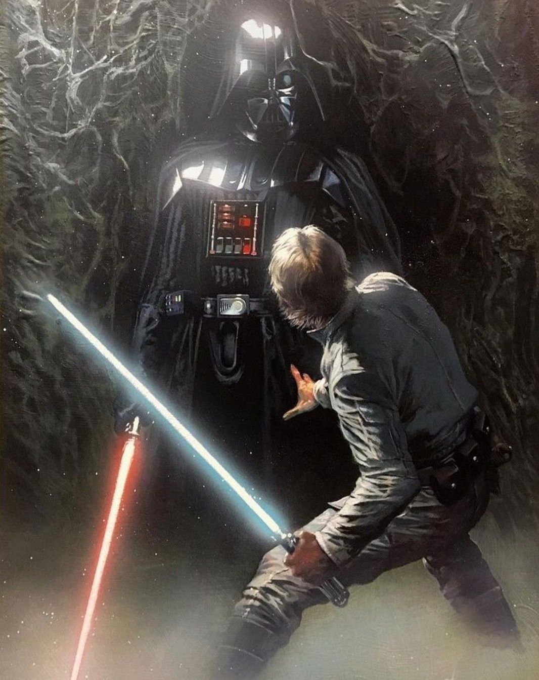 Darth Vader Vs Luke Skywalker Wallpaper