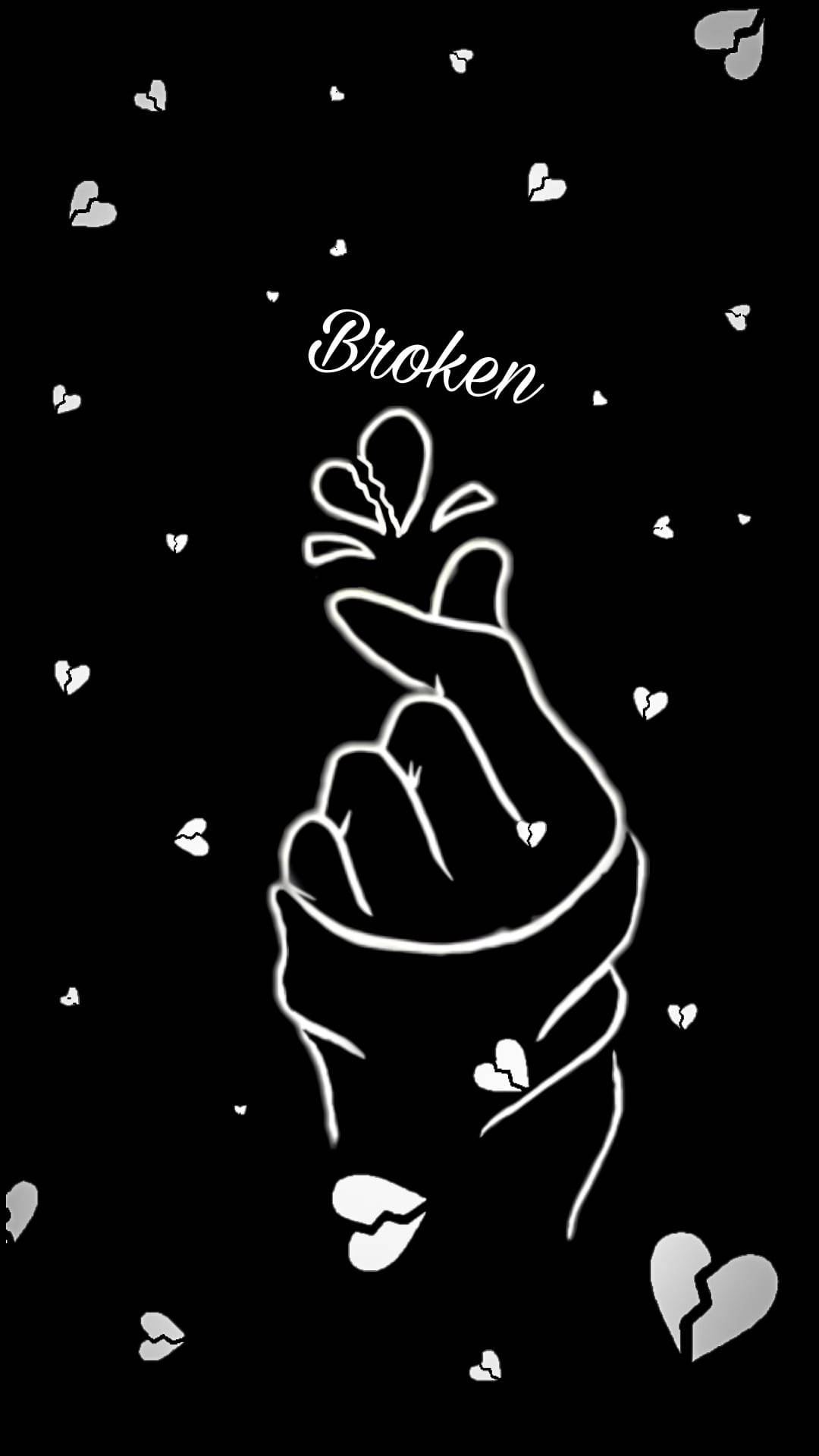 Free Broken Heart Black Background Photos, [100+] Broken Heart Black  Background for FREE 