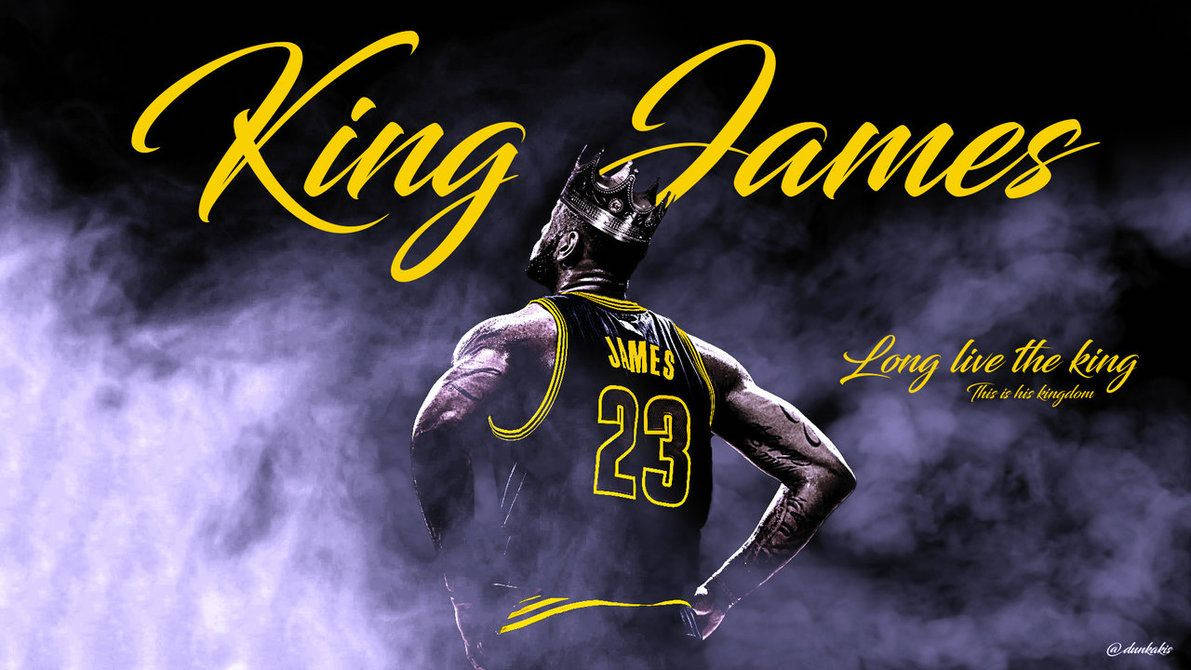 Lebron James, the King of Basketball Wallpaper