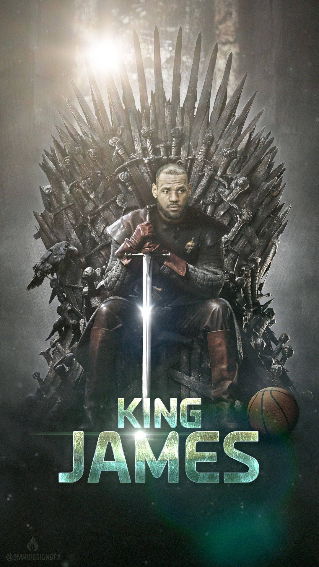 “Lebron James: King of the NBA” Wallpaper