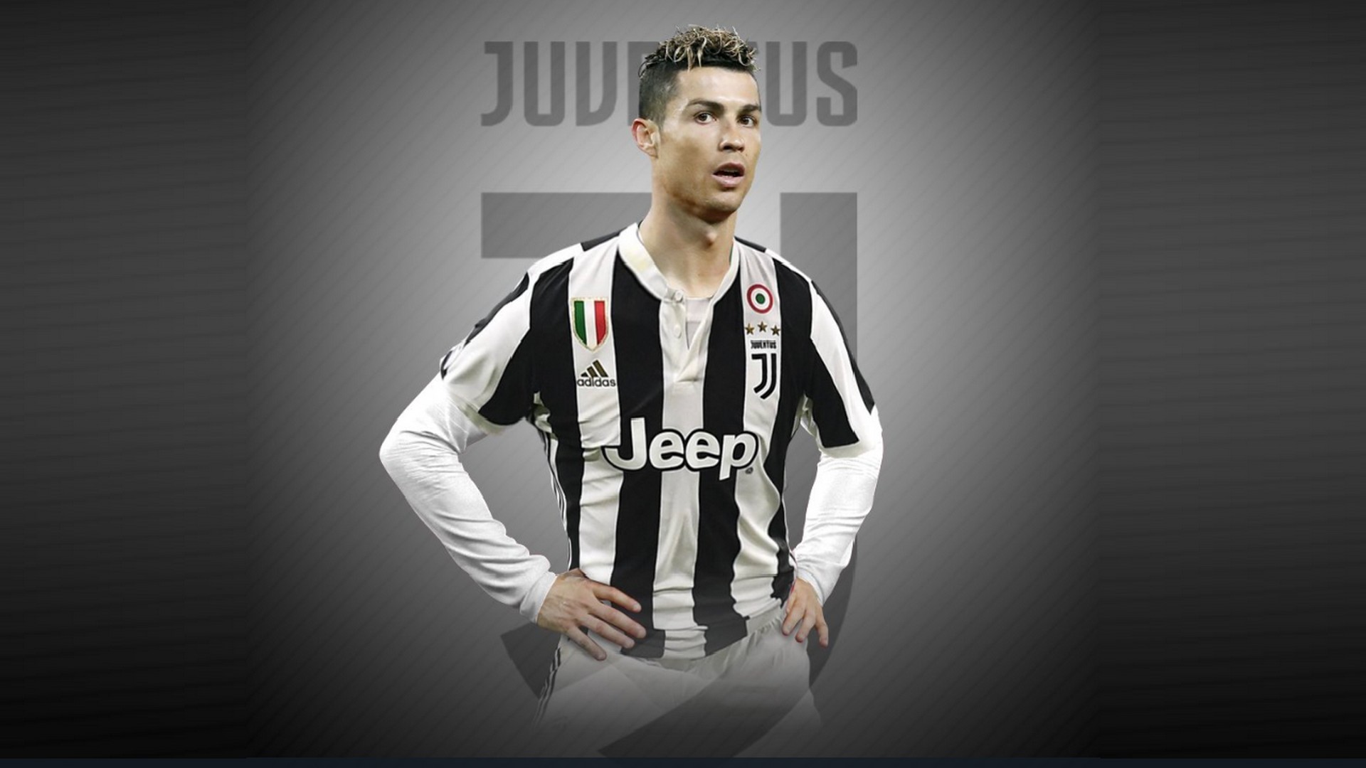 C Ronaldo Juventus Wallpaper For Desktop with resolution 1920X1080 pixel. You can use this wallpaper as background for your desktop Computer Screensavers, Android or iPhone smartphones