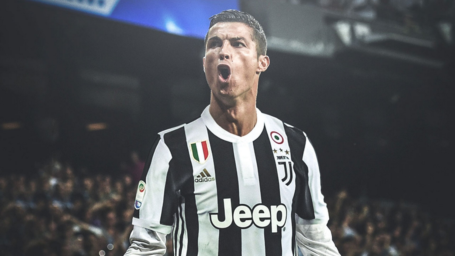 CR7 Juventus Desktop Wallpaper with resolution 1920X1080 pixel. You can use this wallpaper as background for your desktop Computer Screensavers, Android or iPhone smartphones