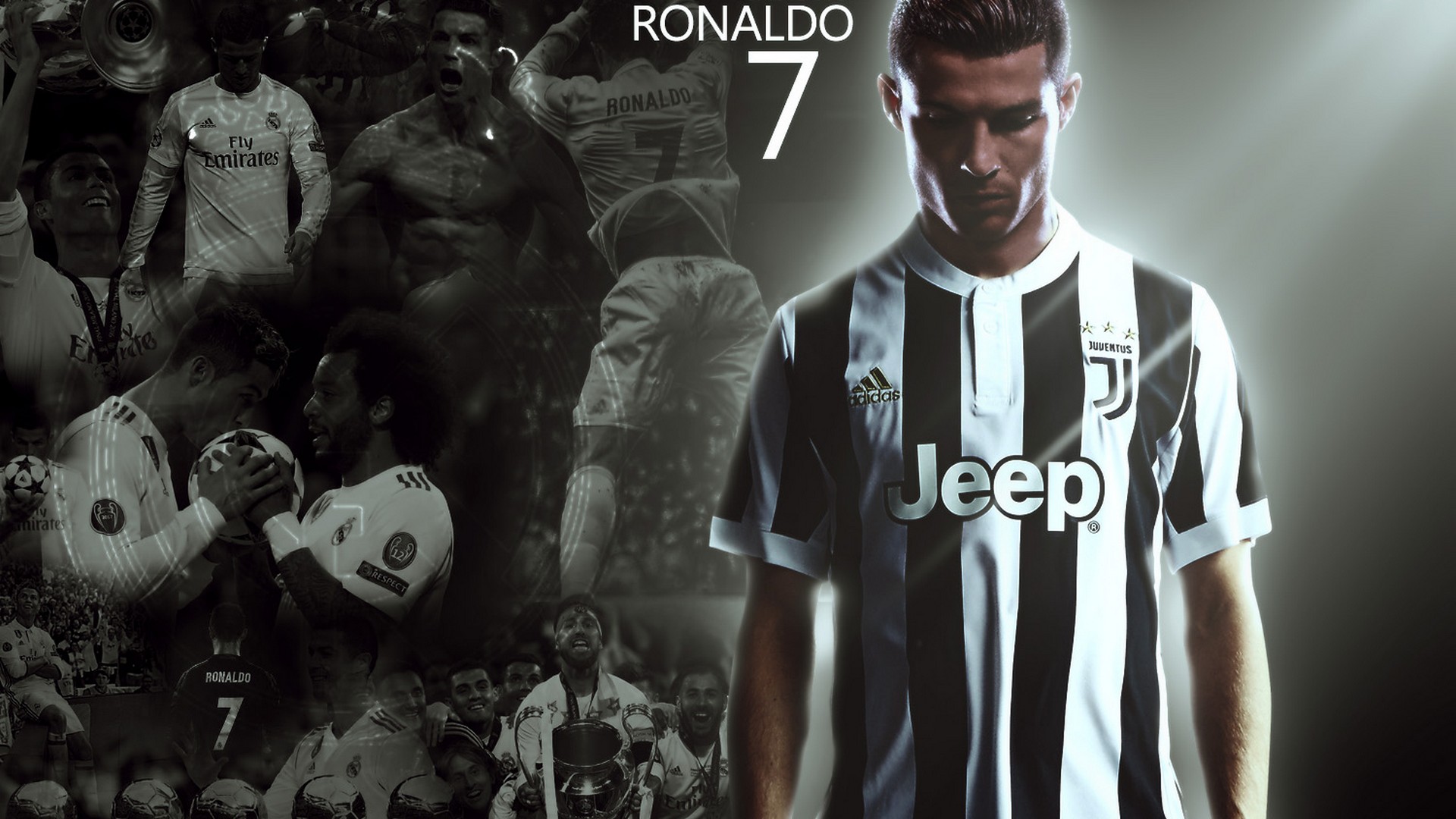 Desktop Wallpaper C Ronaldo Juventus with resolution 1920X1080 pixel. You can use this wallpaper as background for your desktop Computer Screensavers, Android or iPhone smartphones