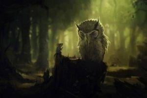 Forest Birds Fantasy Art