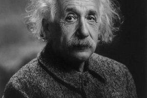 albert einstein monochrome