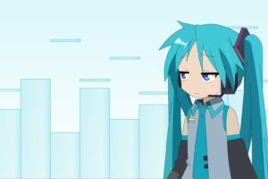 cosplay, Hatsune, Miku, Hiiragi, Kagami, Lucky, Star, Parody, Vector, Vocaloid