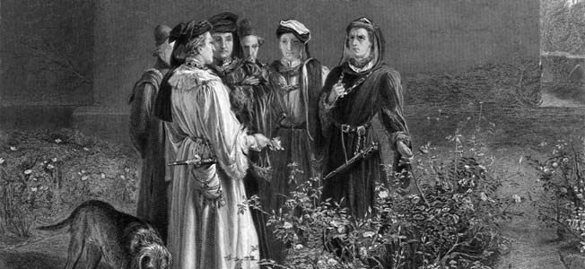 The House of Lancaster defeated the House of York—both branches of the House of Plantagenet—during the War of the Roses in England.