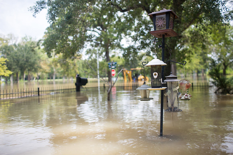 Flooding caused by Hurricane Harvey in and around Houston in 2017.