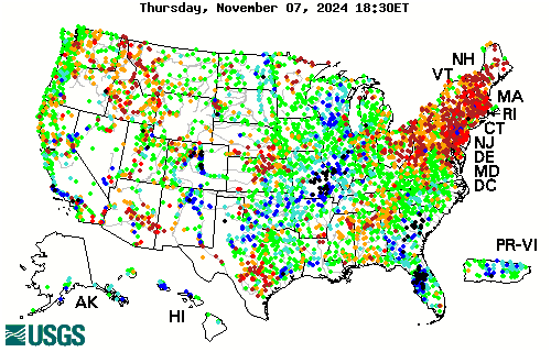 U.S. Daily Streamflow Conditions