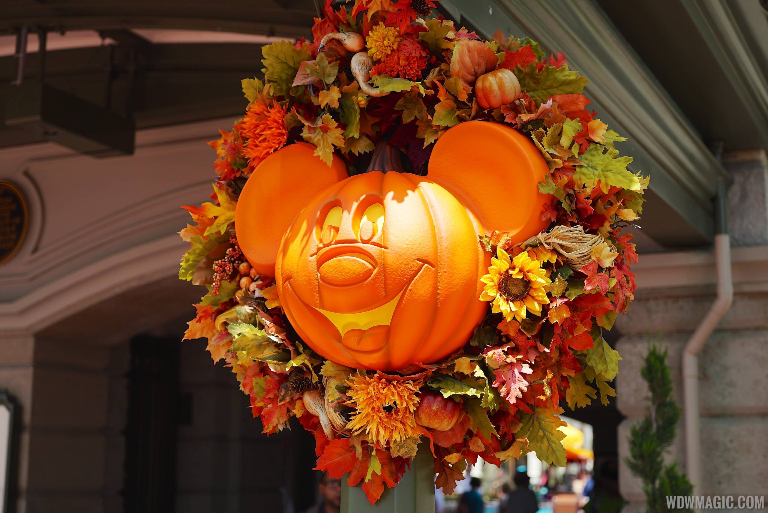 Magic Kingdom's fall Halloween decorations 2014