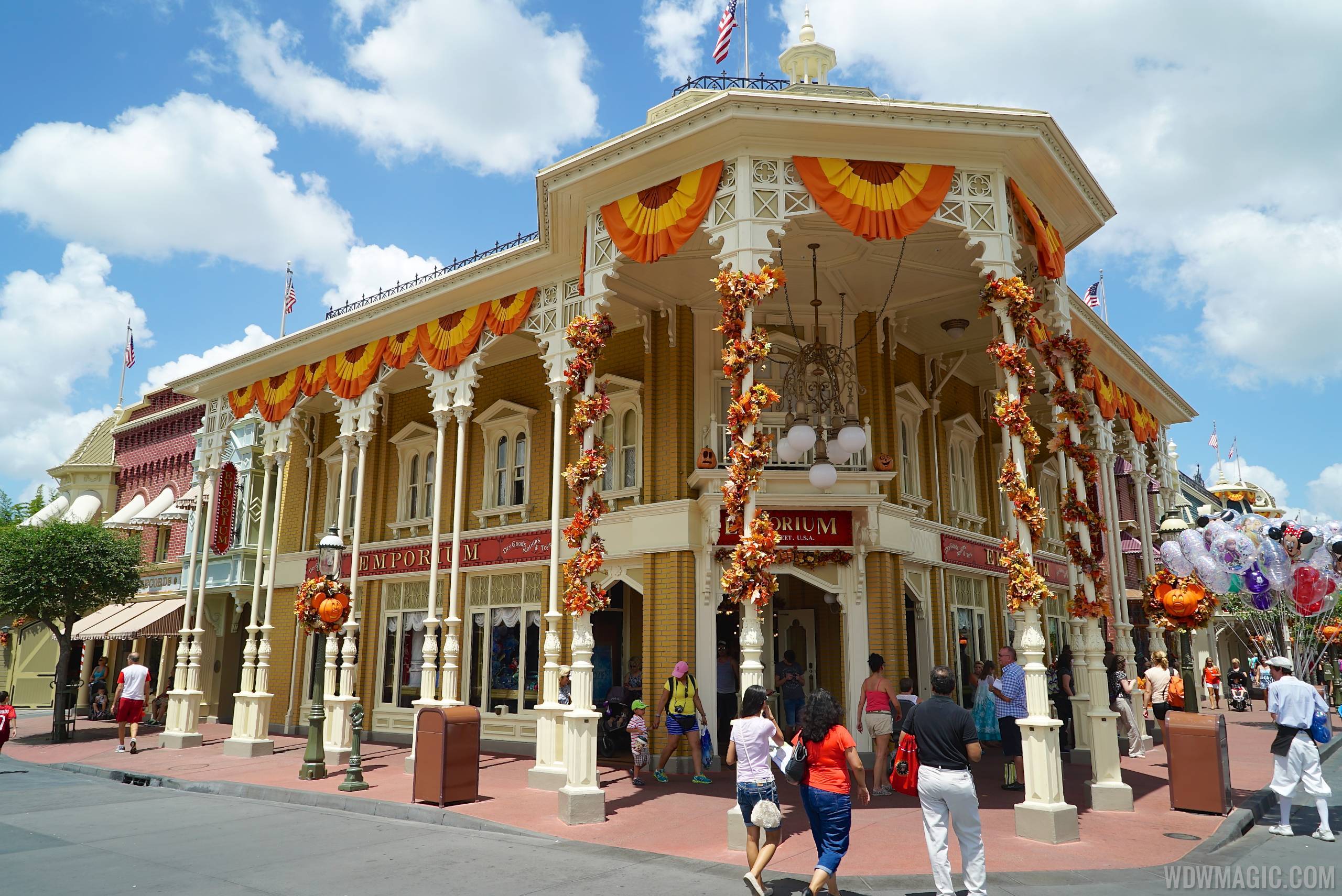 Magic Kingdom's fall Halloween decorations 2014