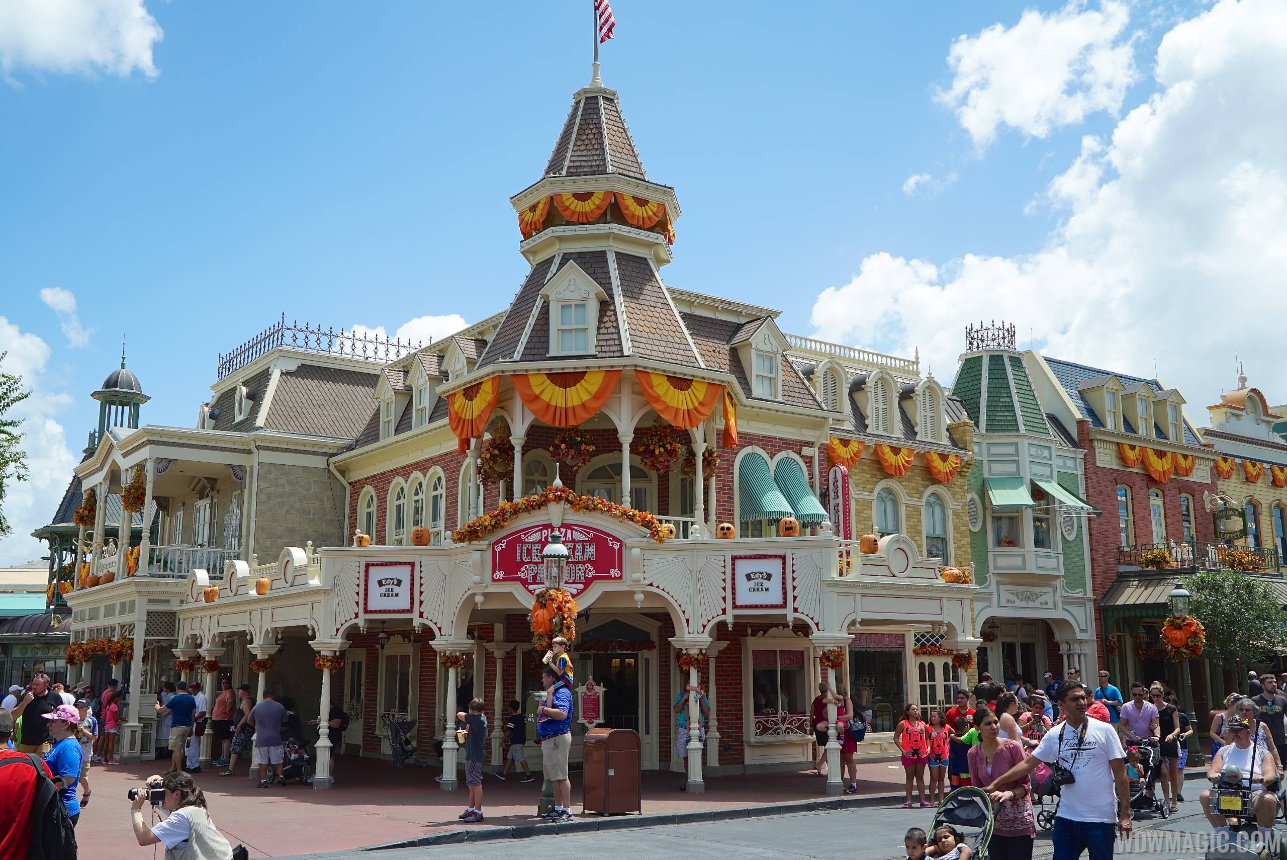 Magic Kingdom's fall Halloween decorations 2014