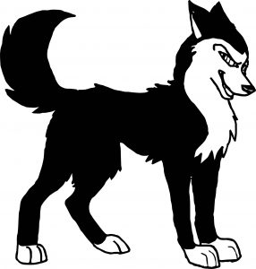 Balto Erika Wolf Coloring Page