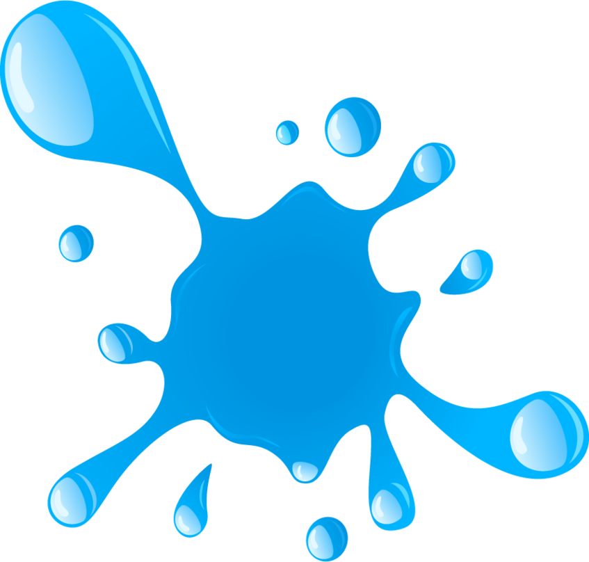 Blue slime clipart