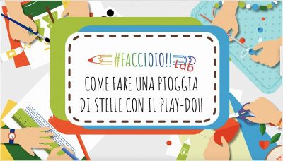 Come fare una pioggia di stelline con il Play-doh