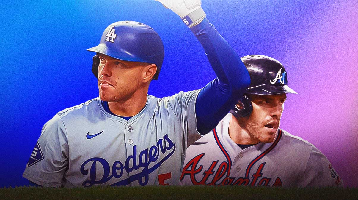 Photo: Freddie Freeman in Dodgers, Braves jersey