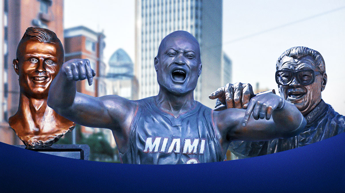 Dwyane Wade, Cristiano Ronaldo and the worst sports statues of all time, ranked