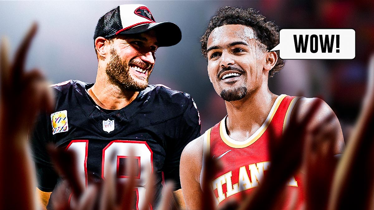 Hawks star Trae Young can’t believe Falcons QB Kirk Cousins’ postgame celly