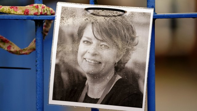 Article thumbnail: File photo dated 21/03/23 of a photograph of headteacher Ruth Perry, who took her own life while waiting for an Ofsted report which downgraded her school from the highest rating to the lowest possible, attached to the railings of John Rankin Schools in Newbury, Berkshire. Her sister, Professor Julia Waters, has given a speech to the National Association of Head Teachers' (NAHT) annual conference, in Telford, Shropshire, and called for an urgent independent review into Ofsted. Issue date: Saturday April 29, 2023. PA Photo. See PA story EDUCATION Ofsted. Photo credit should read: Andrew Matthews/PA Wire