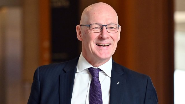 EDINBURGH, SCOTLAND - APRIL 25: Former Deputy First Minister and one-time SNP leader John Swinney on the way to First Minister's Questions in the Scottish Parliament, on April 25, 2024 in Edinburgh, Scotland. Mr Swinney is being seen as a credible successor to Humza Yousaf who has announced he is to stand down as First Minister. (Photo by Ken Jack/Getty Images)