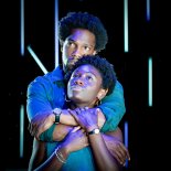 Article thumbnail: Tosin Cole and Heather Agyepong in 'Shifters' (Photo: Marc Brenner)