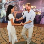 Article thumbnail: CALI, COLOMBIA - AUGUST 18: Meghan, Duchess of Sussex and Prince Harry, Duke of Sussex seen at the Unidad Recreativa El Vallado on August 18, 2024 in Cali, Colombia. (Photo by Eric Charbonneau/Archewell Foundation via Getty Images)