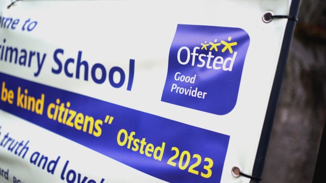 Article thumbnail: A general view of a sign displaying a 'good' Ofsted rating outside St. Luke's CE Primary School in Tower Hamlets, London. Education Secretary Bridget Phillipson has said that single-phrase inspection headline grades for schools in England are being scrapped with immediate effect, meaning that when inspected, schools will no longer be issued with one of four headline grades for overall effectiveness: outstanding, good, requires improvement and inadequate. Picture date: Monday September 2, 2024. PA Photo. Instead, from September next year, parents will be able to view a new report card which will describe what inspectors have found at a school. See PA story EDUCATION Ofsted. Photo credit should read: Yui Mok/PA Wire