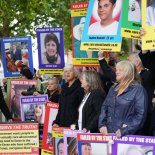 Article thumbnail: Family members of those lost after receiving treatment for mental health concerns hold up pictures during a protest outside the Lampard Inquiry at Chelmsford Civic Centre before the start of the hearings into the deaths of mental health inpatients in Essex. The inquiry will investigate the deaths of people who were receiving mental health inpatient care in Essex between January 1 2000 and December 31 2023. Picture date: Monday September 9, 2024. PA Photo. See PA story INQUIRY Essex Protest. Photo credit should read: Joe Giddens/PA Wire