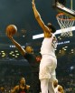 West defender Marques Bolden, right, tries to block a shot by East guard Alterique Gilbert during the Jordan Brand Classic Boys National Game at Barclay's Center. (Photo: Andy Marlin-USA TODAY Sports Images).