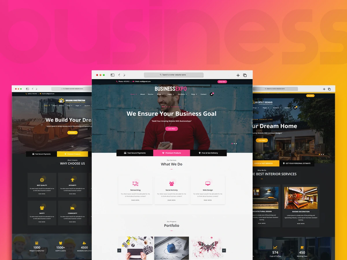 Business expo Premium WordPress Theme